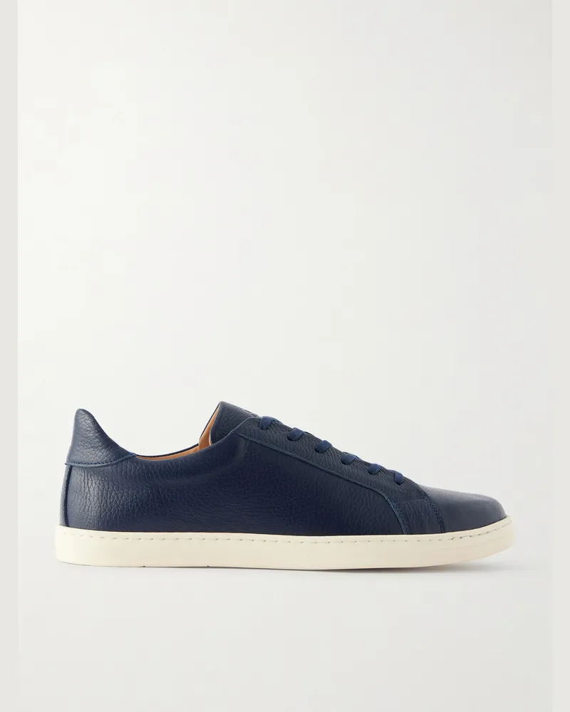 George Cleverley Jack III Deerskin Sneakers Blue