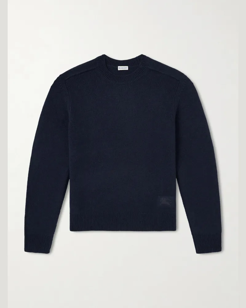 Burberry Pullover aus einer Kaschmirmischung Blau