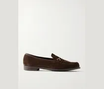 Putney Horsebit-Embellished Suede Loafers
