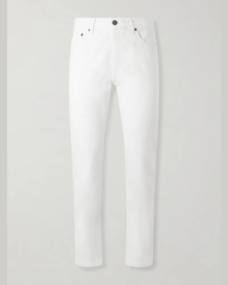 Ermenegildo Zegna Gerade geschnittene Jeans Weiß