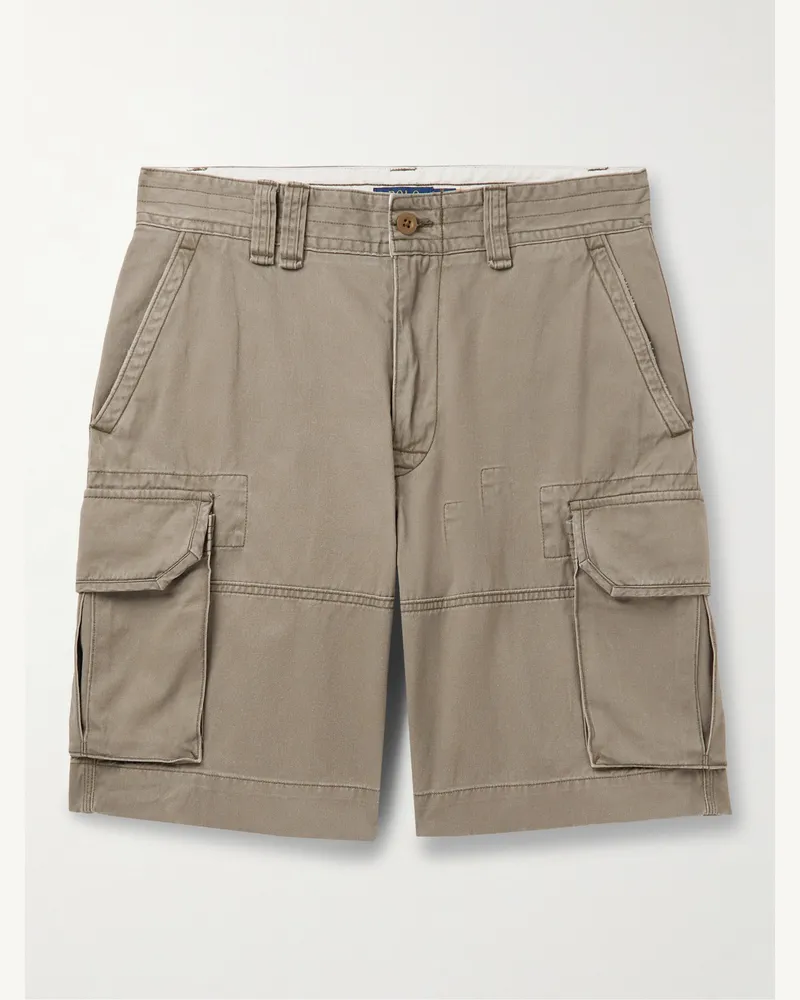 Ralph Lauren Gellar gerade geschnittene Cargoshorts aus Baumwoll-Canvas Grün