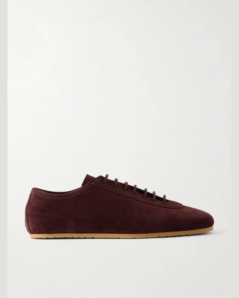 Dries van Noten Suede Sneakers Purple