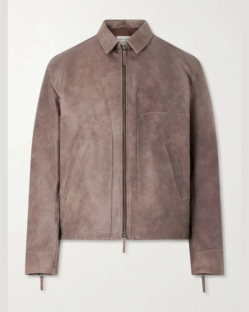 A Kind Of Guise Nandi Leather Jacket Brown