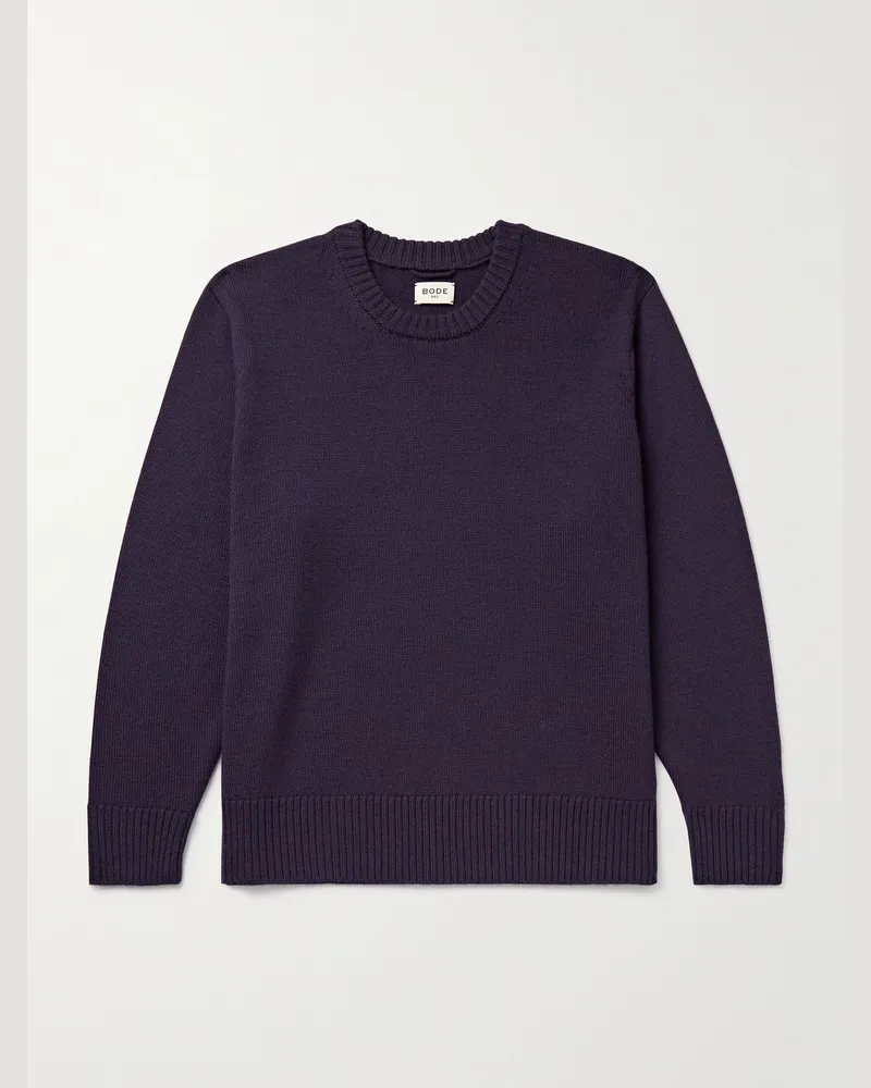 BODE Juniper Pullover aus Merinowolle Lila