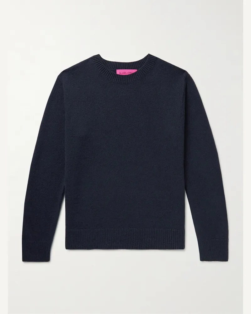 The Elder Statesman Pullover aus Kaschmir Blau