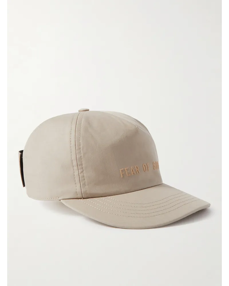 Fear of God Eternal Baseballkappe aus Baumwolle mit Logoflockdruck Neutral