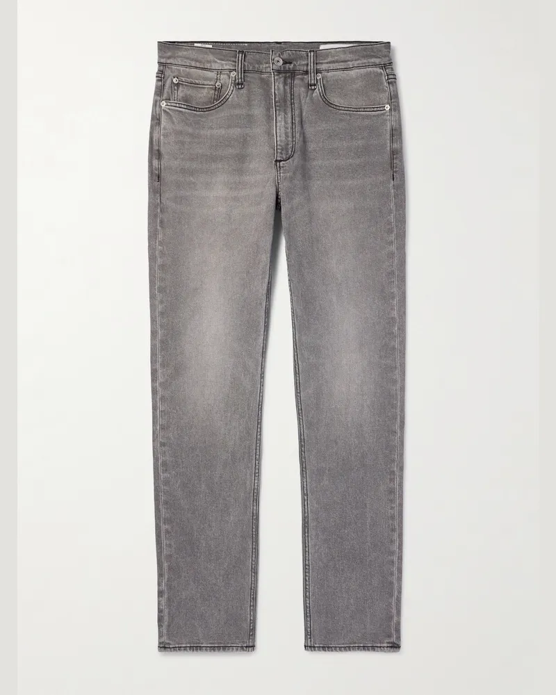 Rag & Bone Fit 2 schmal geschnittene Jeans aus Stretch-Denim Grau