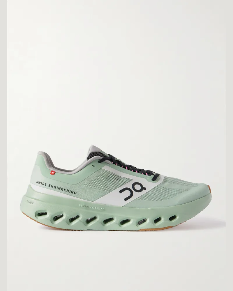 ON Cloudsurfer Next Z5 Sneakers aus recyceltem Mesh mit Gummibesatz Grün