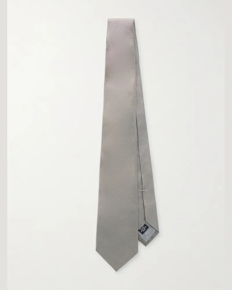 The Row Juno 7cm Silk-Twill Tie Gray