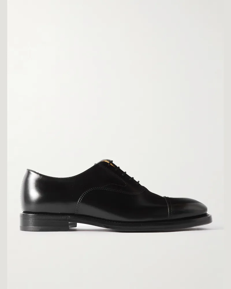 Brunello Cucinelli Oxford-Schuhe aus Leder Schwarz