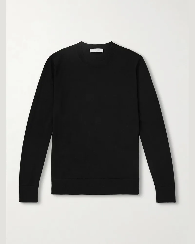 Gabriela Hearst Palco Pullover aus Wolle Schwarz