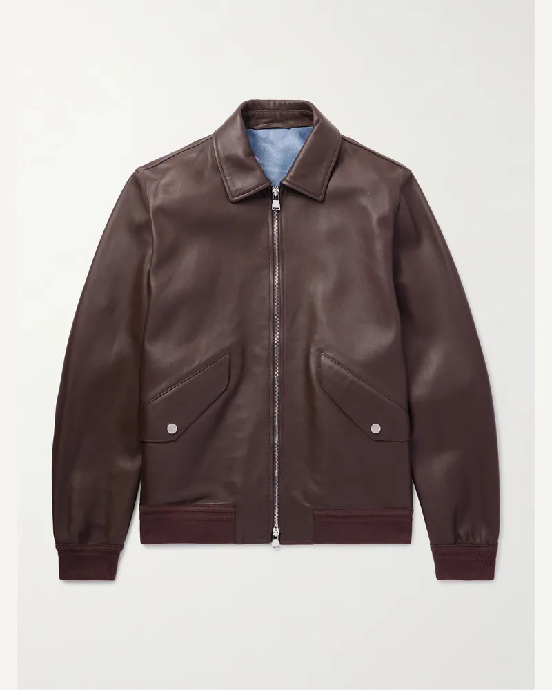 Valstar Roy Blouson aus vollnarbigem Leder Braun