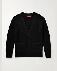 The Elder Statesman Cardigan aus Kaschmir Schwarz