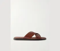 Ockley Leather Slides