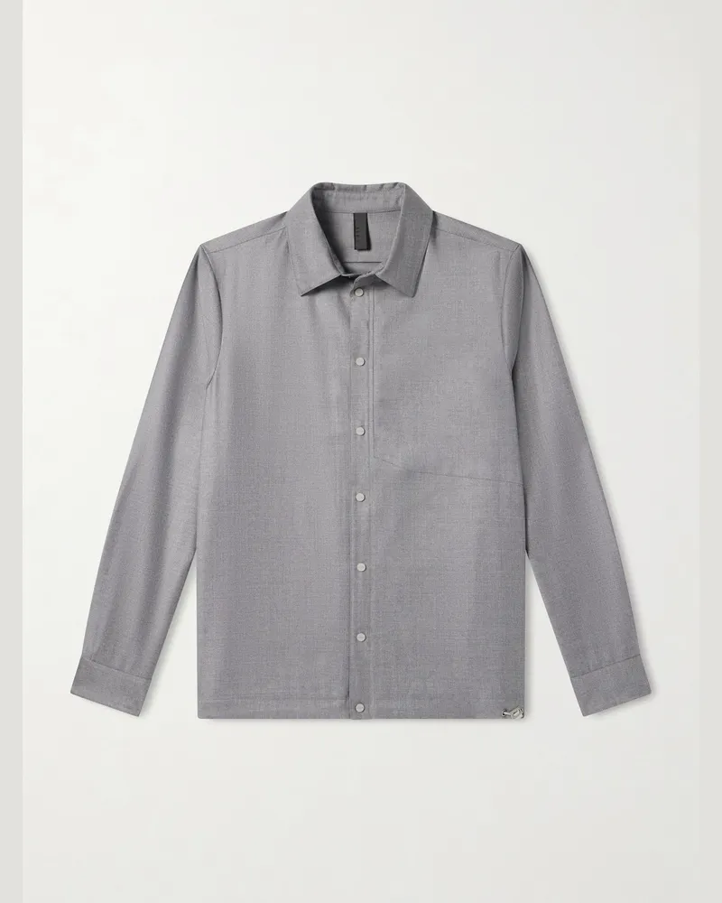 SEASE New Gate Hemd aus Schurwolle Grau