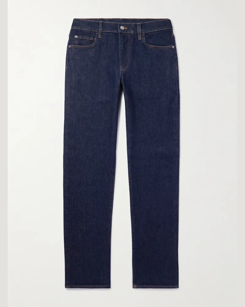 Loro Piana Gerade geschnittene Jeans Blau