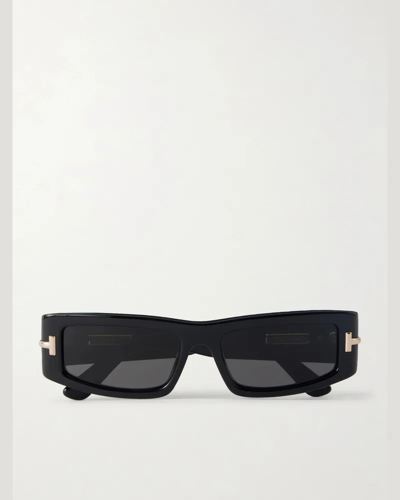 Tom Ford D-Frame Acetate Sunglasses Black