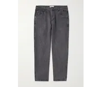 Gerade geschnittene Jeans mit Logostickerei