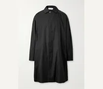 Eternal Oversized-Mantel aus Twill mit Logoapplikation