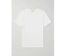 T-Shirt aus einer Tencel™-Lyocell-Leinenmischung in Stückfärbung