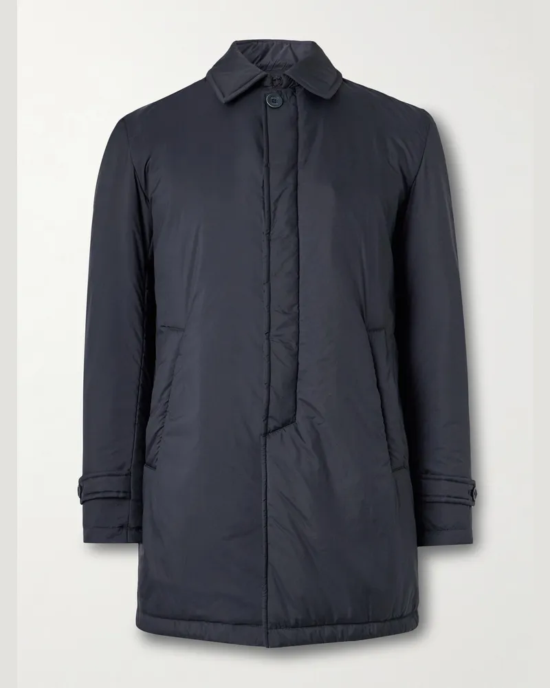 Herno Jacke aus wattiertem Shell Blau