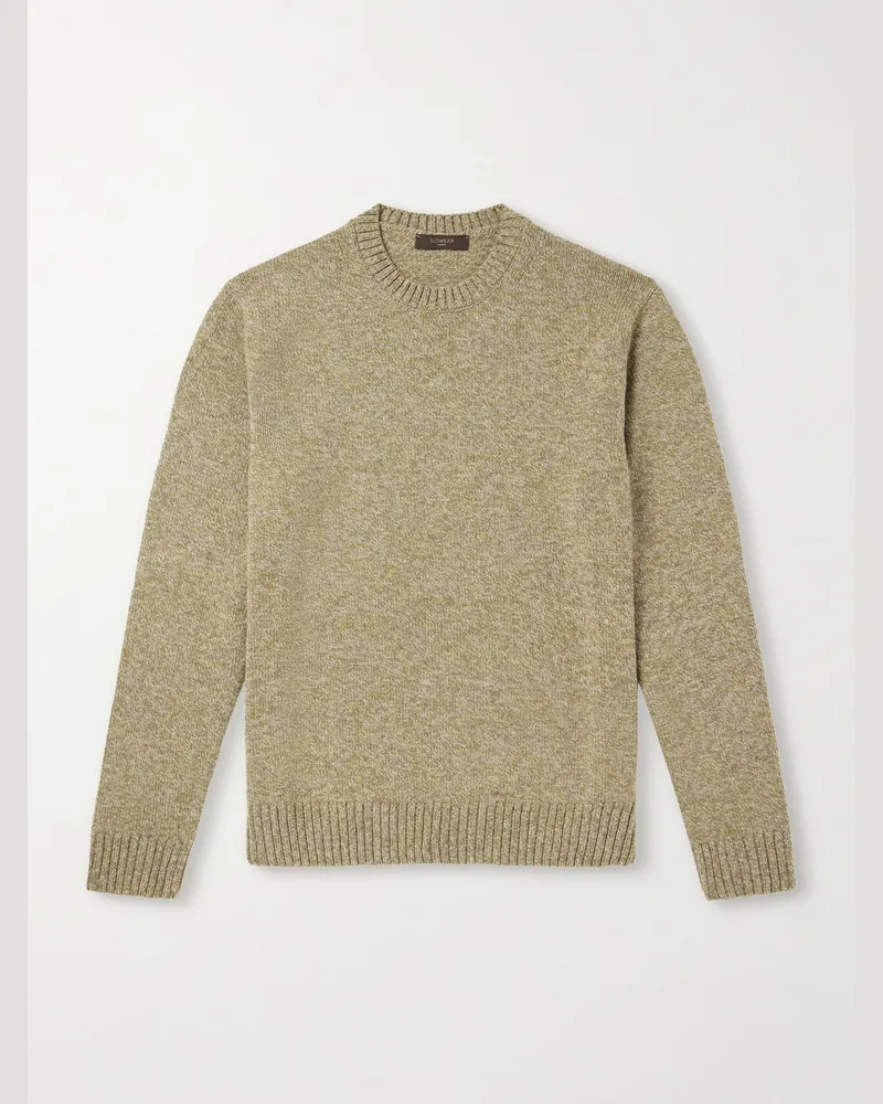 Slowear Zanone Wool Sweater Green