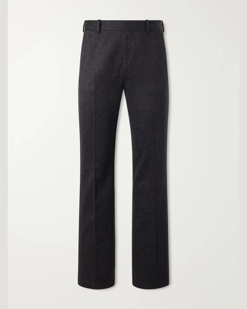 Totême Straight-Leg Wool and Cashmere-Blend Suit Trousers Gray