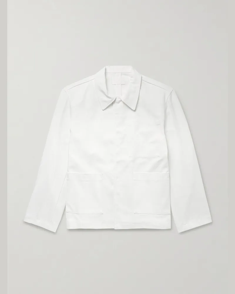 AMOMENTO Jeansjacke Weiß