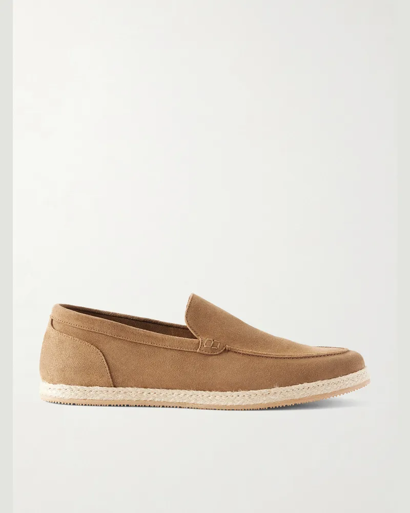 MR P. Suede Espadrilles Natural