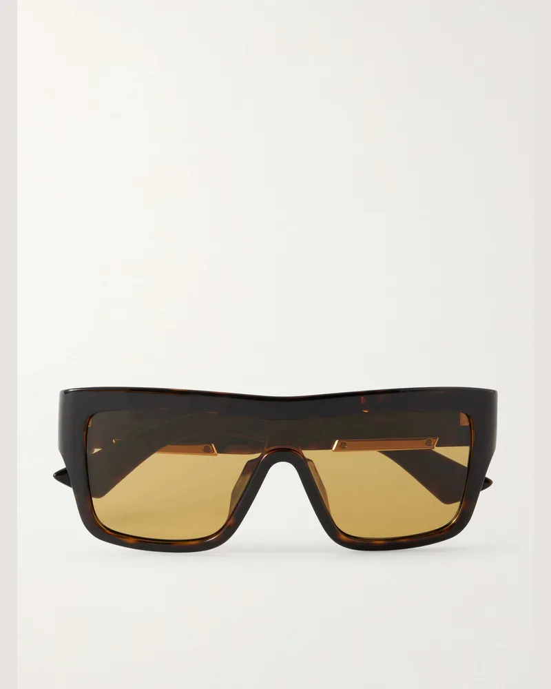 Bottega Veneta Aviator-Style Acetate Sunglasses Tortoiseshell