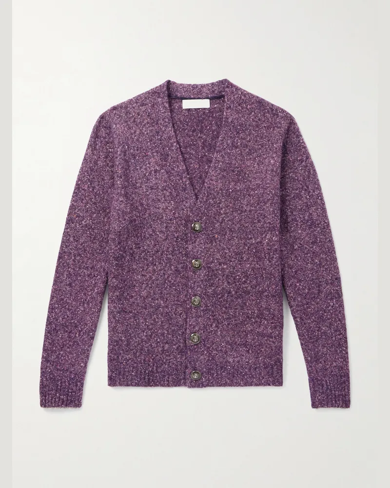 Brunello Cucinelli Cardigan aus Strick Lila
