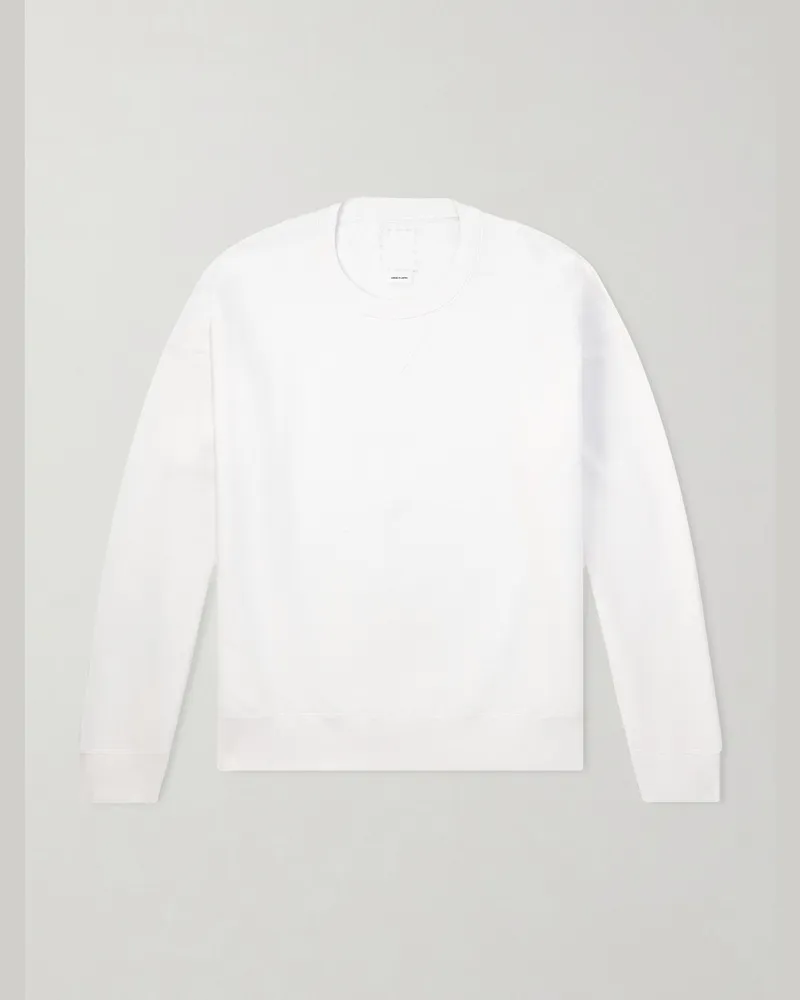 Visvim Jumbo SB Cotton-Jersey Sweatshirt White