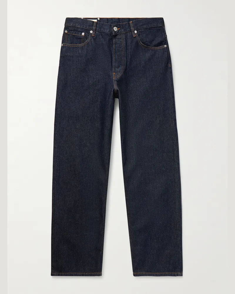 Dries van Noten Weit geschnittene Jeans Blau
