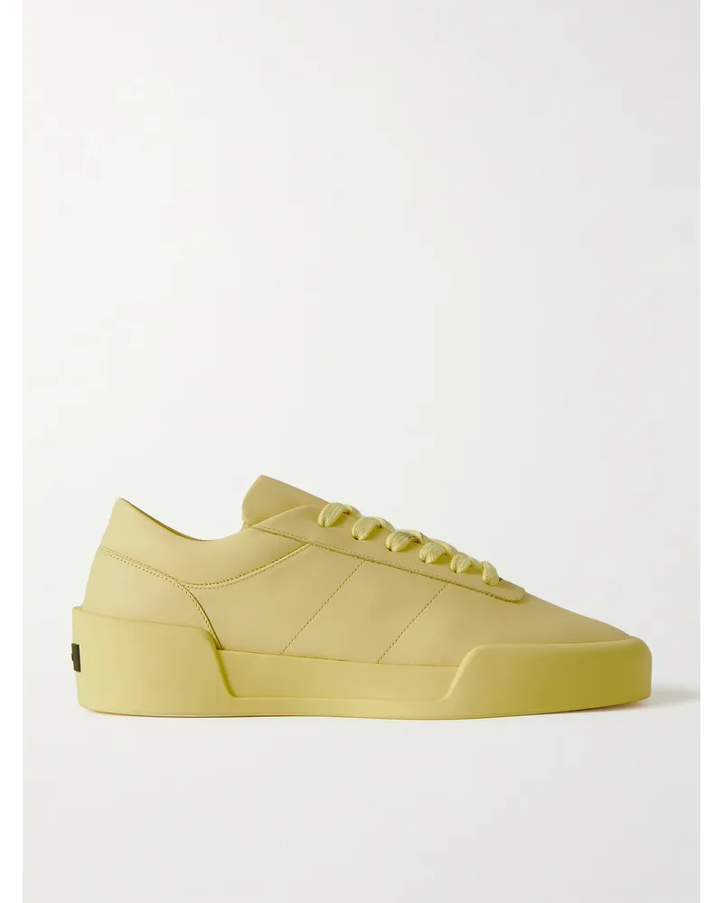 Fear of God Aerobic Low Sneakers aus Leder Gelb