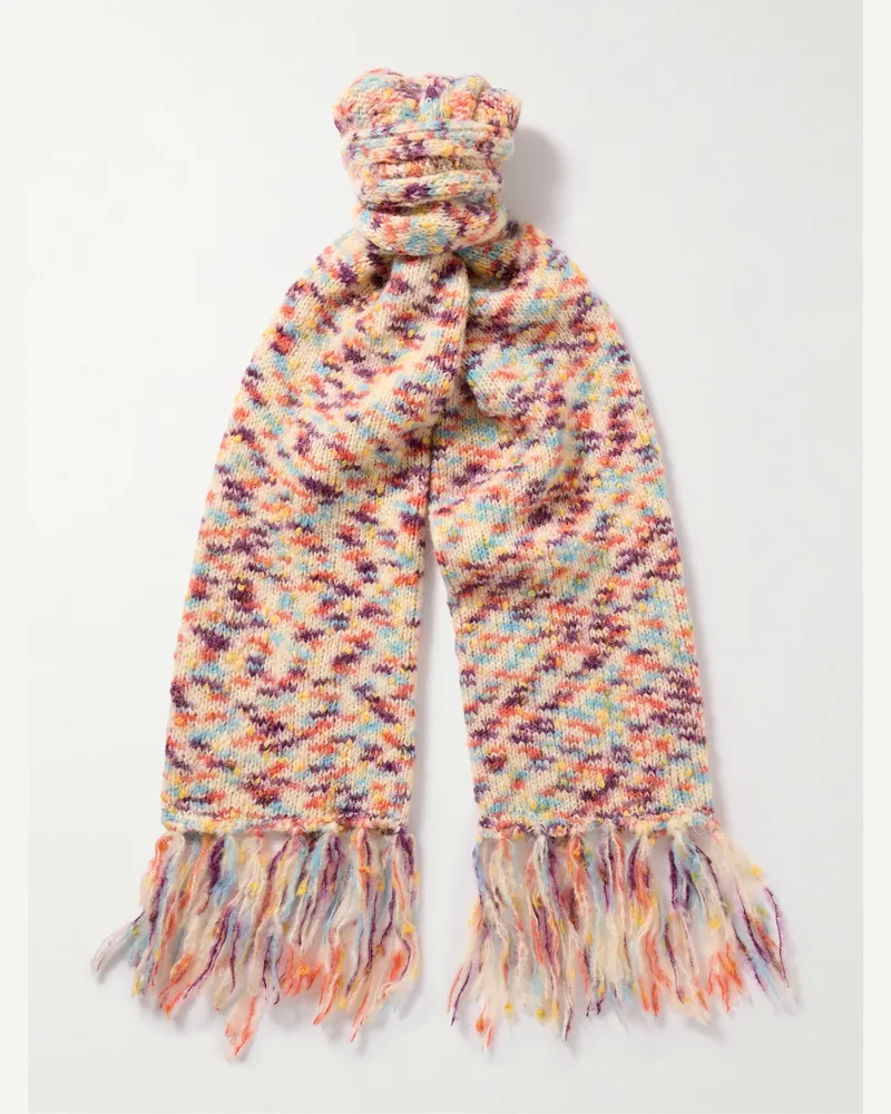 A.P.C. Noah Strickschal mit Fransen Mehrfarbig