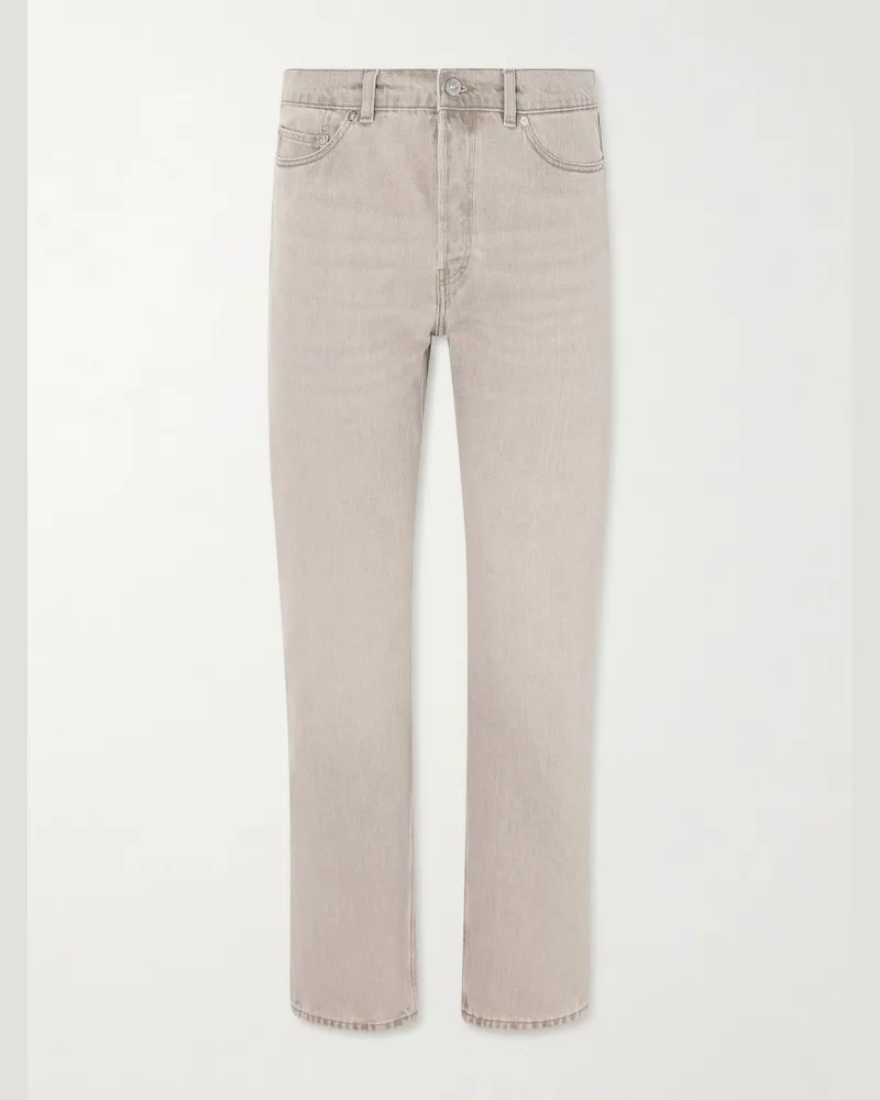 Our Legacy First Cut Straight-Leg Jeans Neutrals