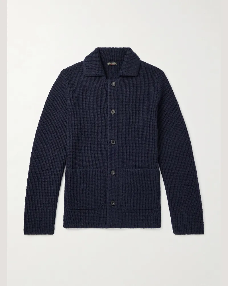 Rubinacci Cashmere Cardigan Blue