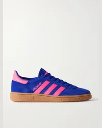 adidas Handball Spezial Sneakers aus Veloursleder mit Lederbesatz Blau