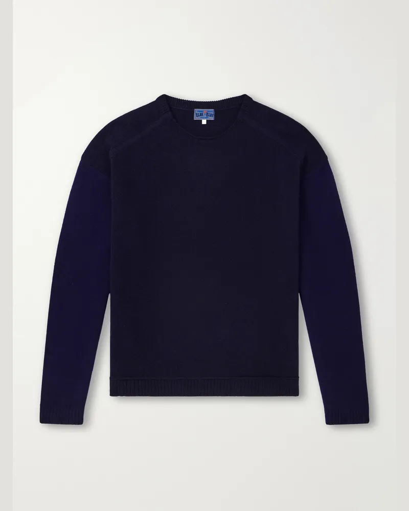 Blue Blue Japan Wool-Blend Sweater Blue
