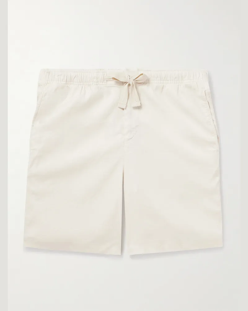 Orlebar Brown Alex gerade geschnittene Shorts aus einer Stretch-Leinen-Lyocell-Mischung mit Kordelzugbund Neutral