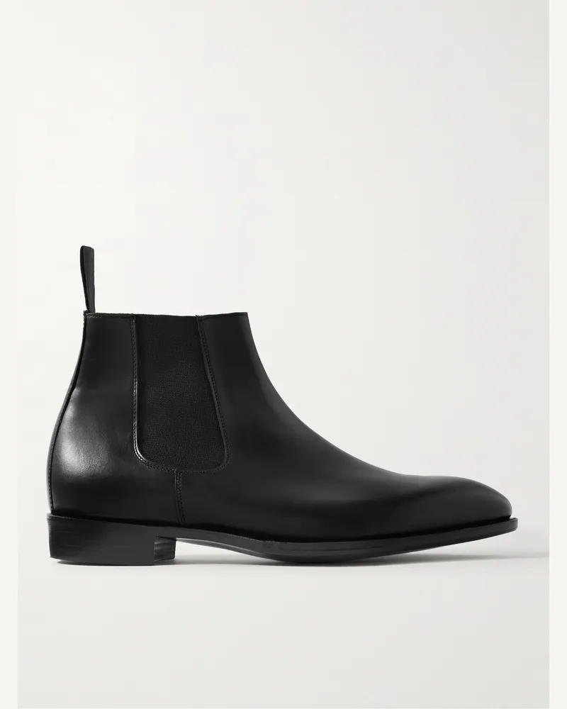George Cleverley Jason Chelsea Boots aus Leder Schwarz