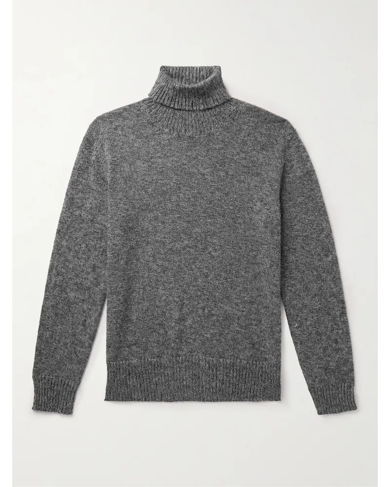 PIACENZA 1733 Rollkragenpullover aus Cashwool®-Merinowolle Grau