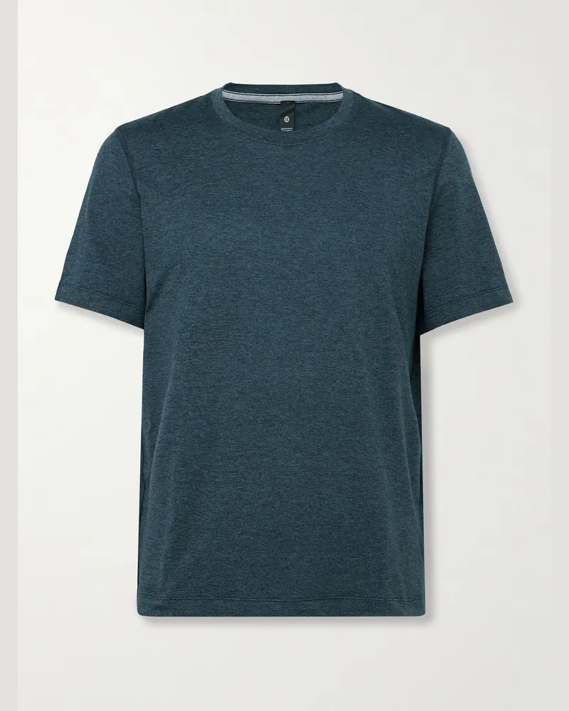 LULULEMON T-Shirt aus recyceltem Stretch-Jersey Blau