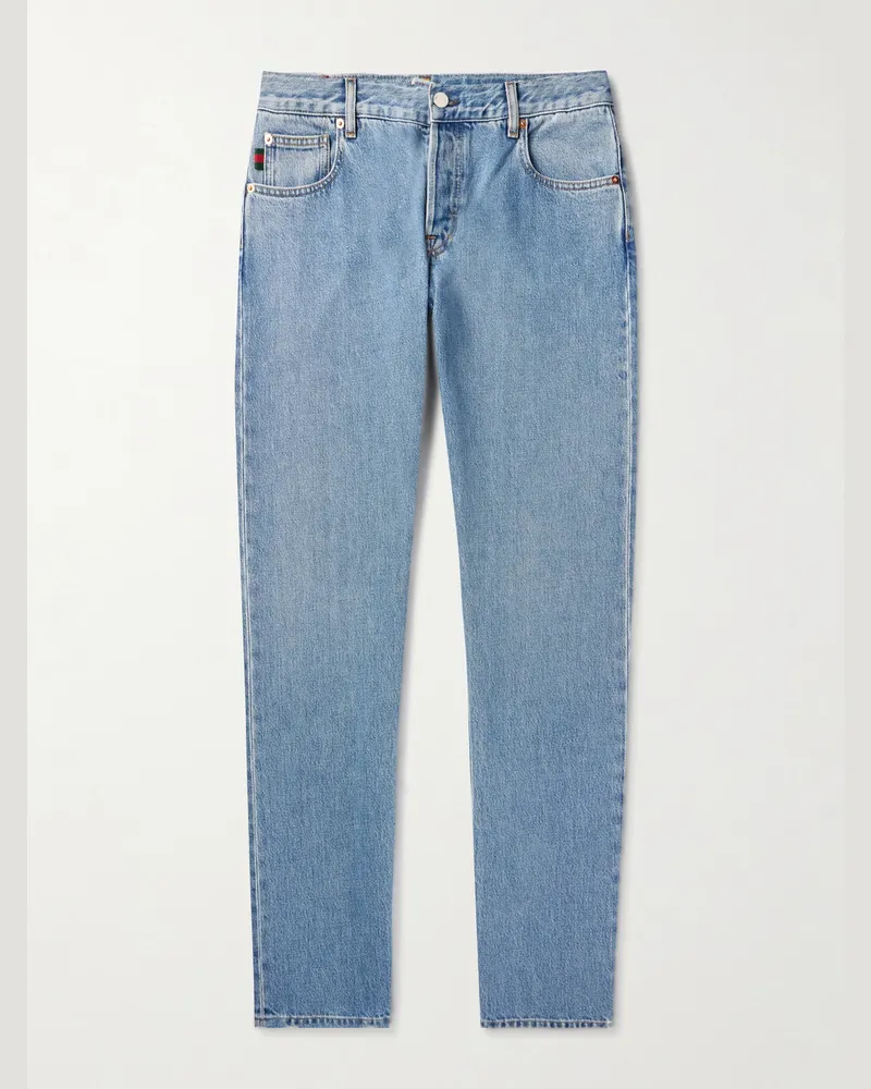 Gucci Tapered Jeans Blue