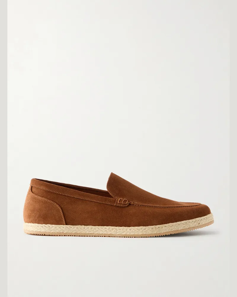 MR P. Suede Espadrilles Brown