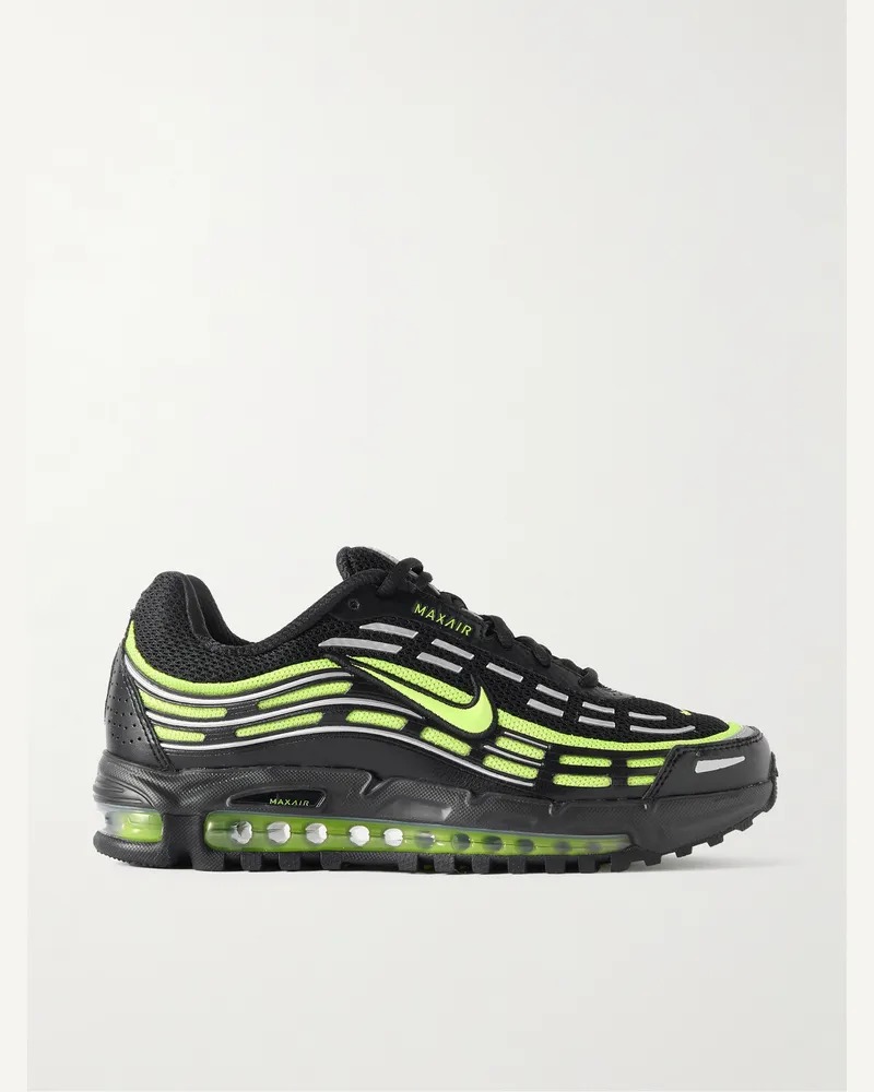 Nike Air Max TL 2.5 Sneakers aus Leder und Mesh mit Gummibesatz Schwarz