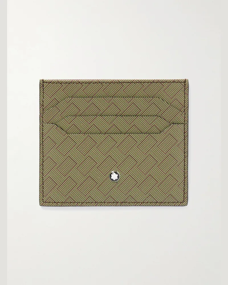 Montblanc Extreme 3.0 Textured-Leather Cardholder Green