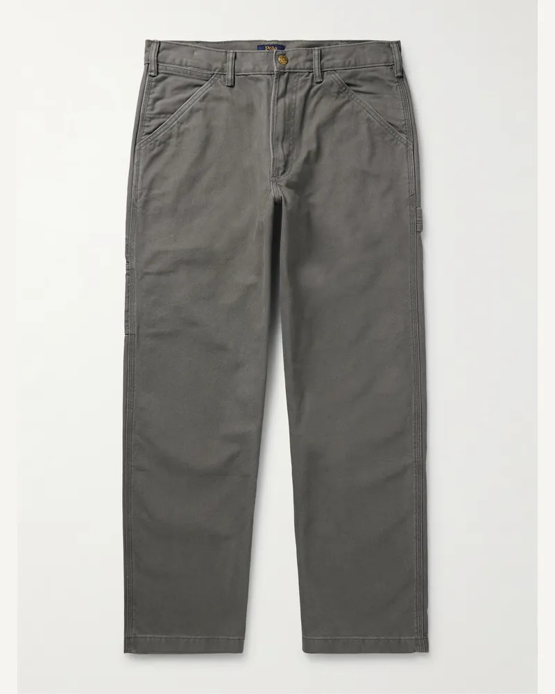 Ralph Lauren Dungaree Straight-Leg Carpenter Jeans Gray