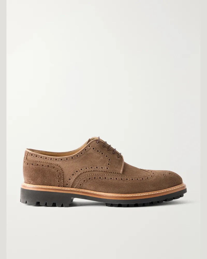 MR P. Suede Brogues Neutrals