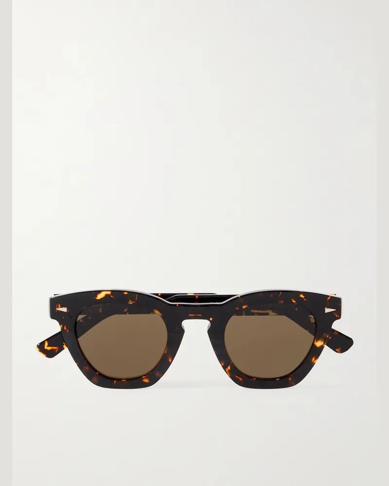 AHLEM Montorgueil Round-Frame Tortoiseshell Acetate Sunglasses Tortoiseshell